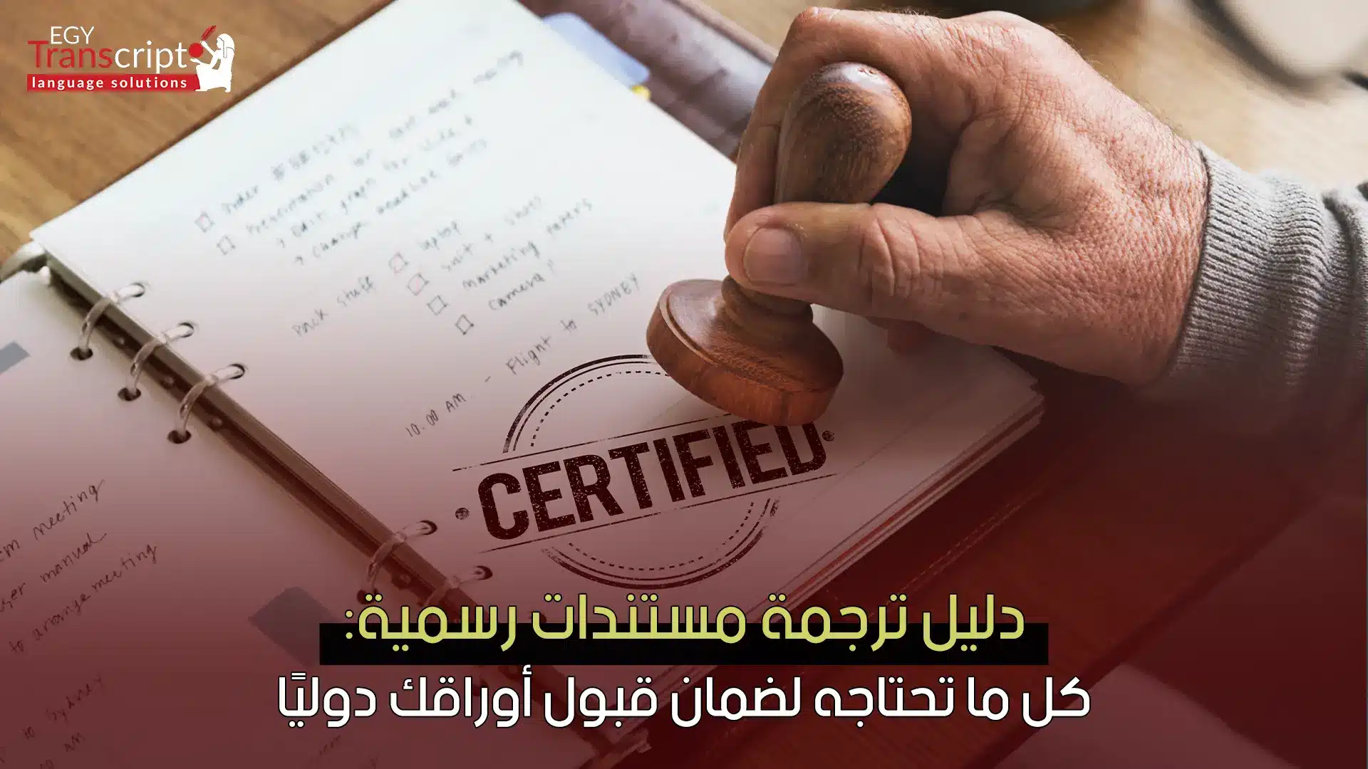دليل ترجمة مستندات رسمية: كل ما تحتاجه لضمان قبول أوراقك دوليًا